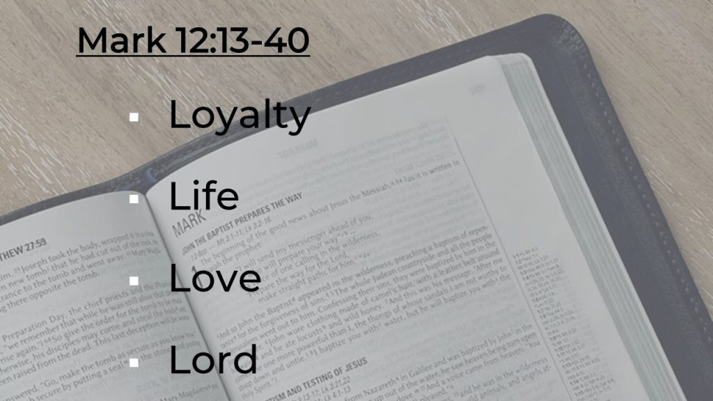 Loyalty, Life, Love, Lord