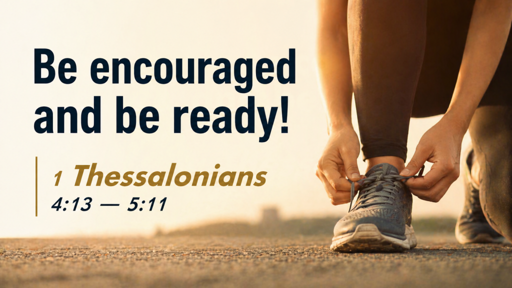 Be encouraged and be ready!