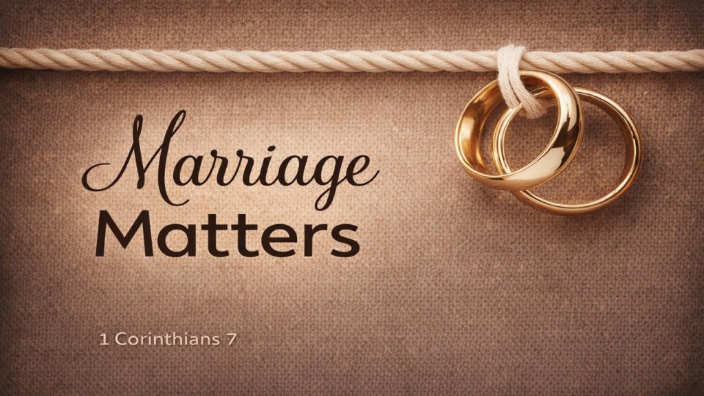 Marriage Matters