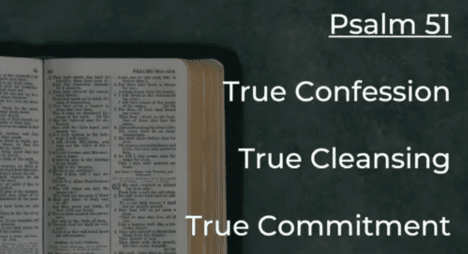 True Confession, True Cleansing, True Commitment