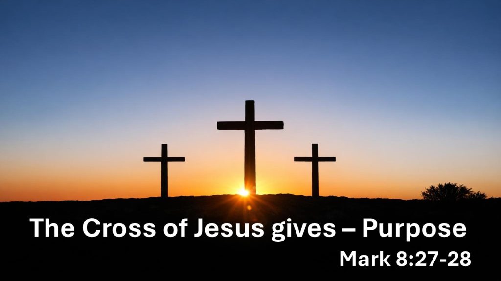 The Cross of Jesus means: Purpose