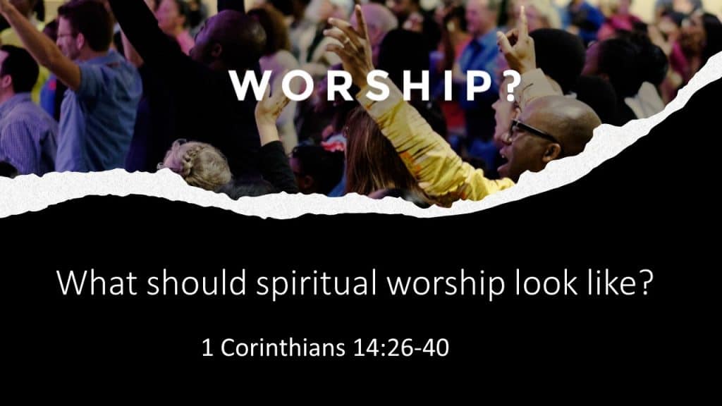 What should spiritual worship look like?